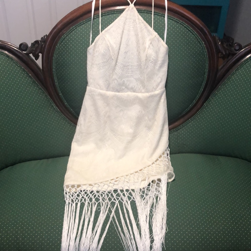 REVOLVE Tularosa The Napa Dress Ivory